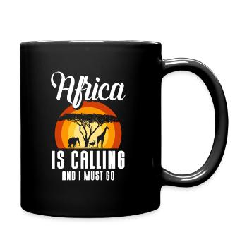 Safari Conservation Nature Tanzania - Full Color Mug - black - Right