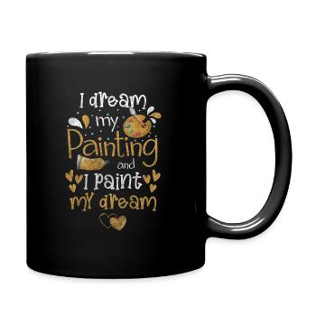 Artist Painting Spray Can Craft - Full Color Mug - black - Right