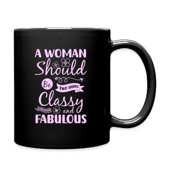 Fashion Fashionable Clothing Trend - Full Color Mug - black - Right