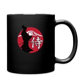 Japan Samurai Japanese Art - Full Color Mug - black - Right