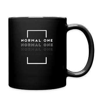 normal one - Full Color Mug - black - Right