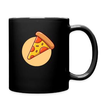 Slice Of Pizza - Full Color Mug - black - Right