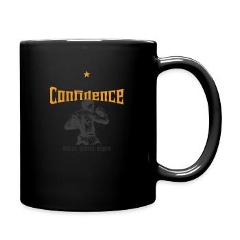 Radiate Confidence - Full Color Mug - black - Right