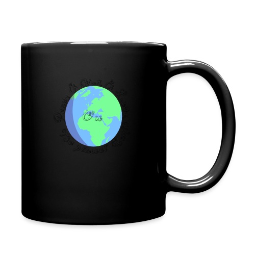 Peace and war and love on the planet earth - Full Color Mug