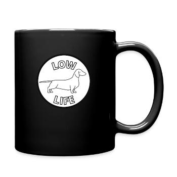Low Life - Dachshund - Full Color Mug - black - Right