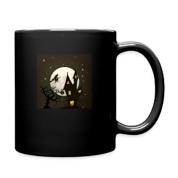 house halloween - Full Color Mug - black - Right