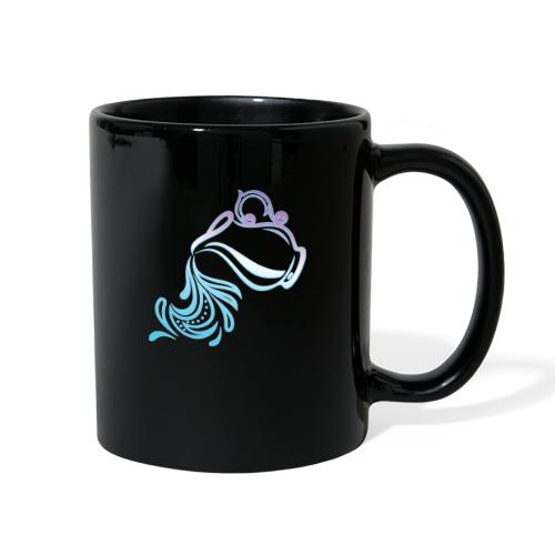 Aquarius Zodiac Air Sign Water Bearer Logo - Full Color Mug