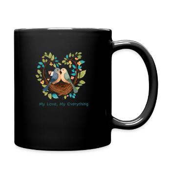 Couple's Coordinates - Full Color Mug - black - Right