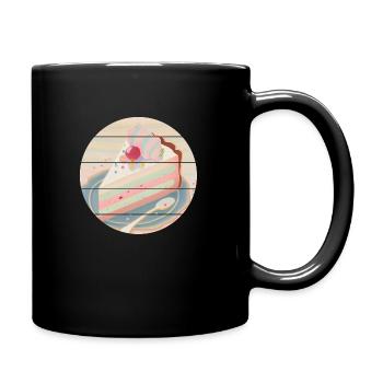 Cake Slice - Full Color Mug - black - Right