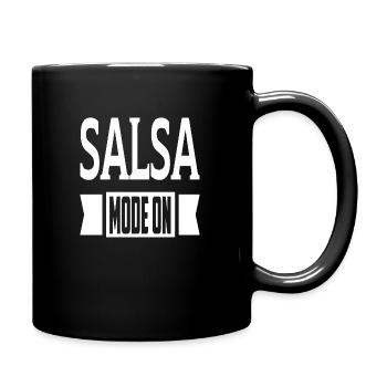 Salsa Mode On - Full Color Mug - black - Right