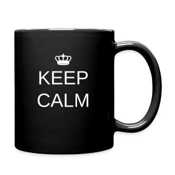 Keep Calm Meme Humor - Full Color Mug - black - Right