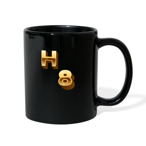 H 8 Letter & Number logo design - Full Color Mug