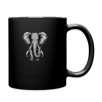 elephant - Full Color Mug - black - Right