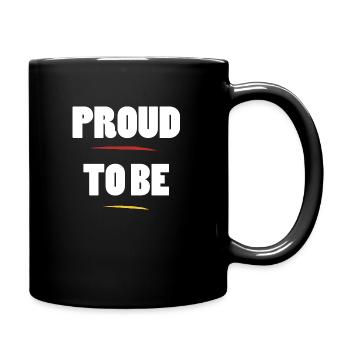 Proud to be ego quote - Full Color Mug - black - Right