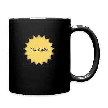 I love it golden - Full Color Mug - black - Right