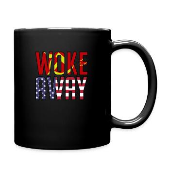 woke away 1 - Full Color Mug - black - Right