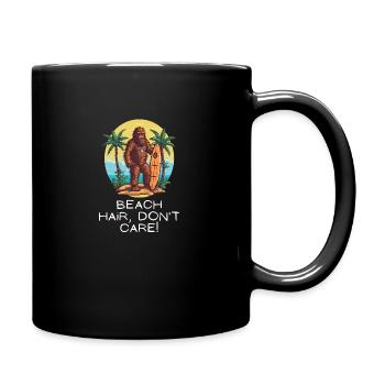 TropicPineapple Beachwear - Beach Hair, Don't Care - Full Color Mug - black - Right