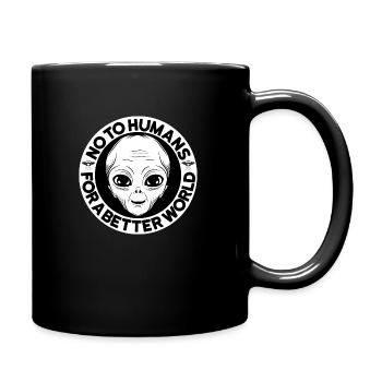For A Better World - Full Color Mug - black - Right