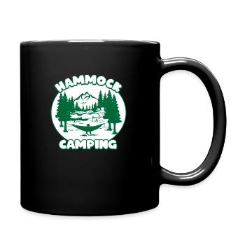 Hammock Camping green - Full Color Mug - black - Right