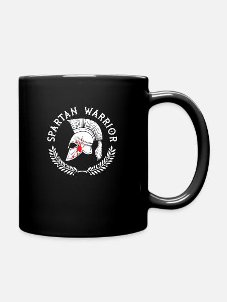 Spartan warrior. - Full Color Mug - black