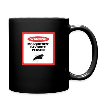 Mosquitoes' favorite person - Full Color Mug - black - Right