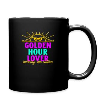 GOLDEN HOUR LOVER - Full Color Mug - black - Right