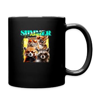 SUMMER VIBES COOL ANIMAL - Full Color Mug - black - Right
