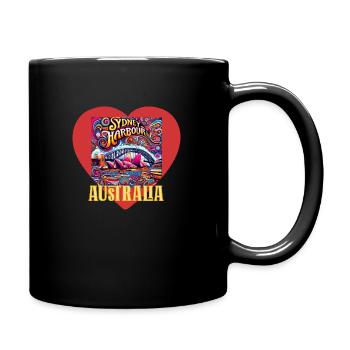 Sydney Australia - Full Color Mug - black - Right
