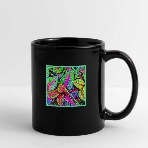 Vibrant Nature ChicLeaf Pattern - Full Color Mug