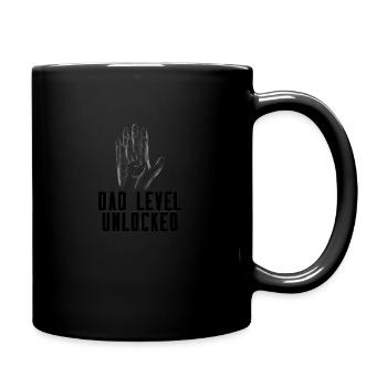 Dad Level Unlocked - Full Color Mug - black - Right