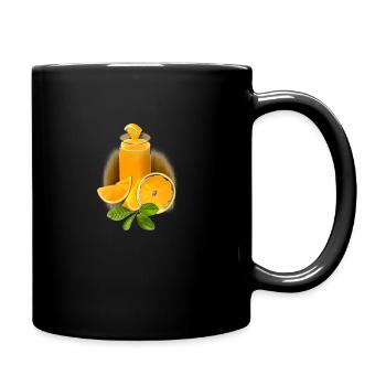 Orange Juice - Full Color Mug - black - Right