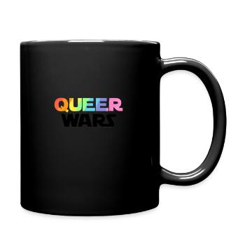 queer wars for light - Full Color Mug - black - Right