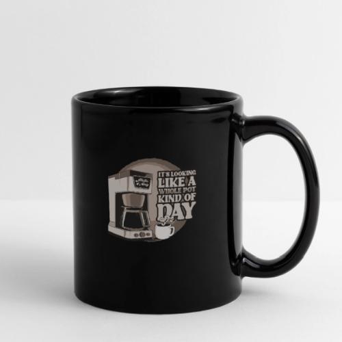 Retro Drip Coffee Maker Technical Drawing Shirt - Full Color Mug