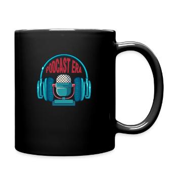 Podcast Era Design - Full Color Mug - black - Right