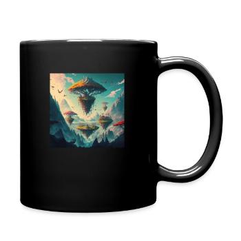 anime beautiful picture - Full Color Mug - black - Right