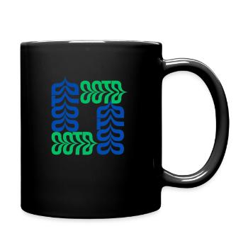 Black White Bold Sports T - Full Color Mug - black - Right