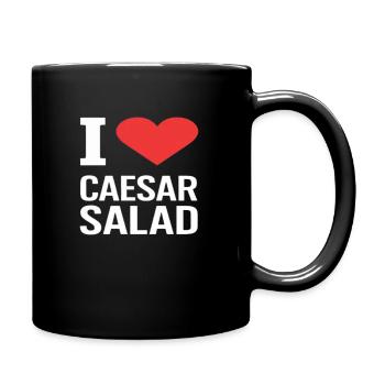 i love caesar salad - Full Color Mug - black - Right