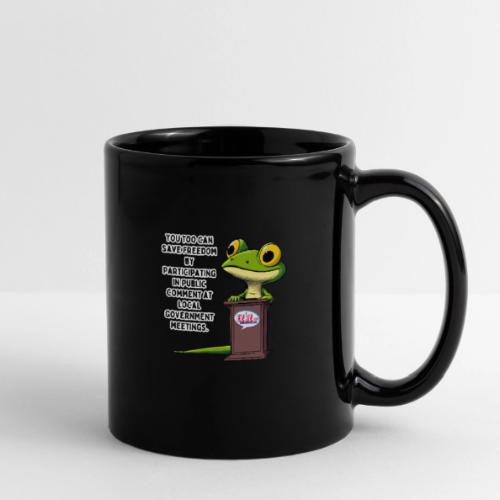 Public Comment Lizard Design - Full Color Mug
