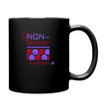 Non-Binary Fashion - Full Color Mug - black - Right