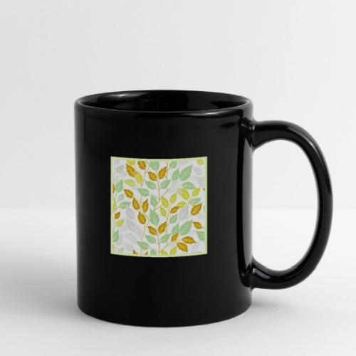 Elegant Nature-Inspired Leaf Design - Full Color Mug