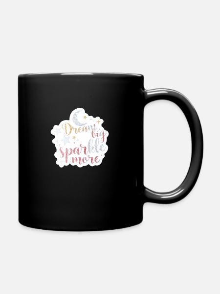 Dream Big, Sparkle More – Celestial Magic - Full Color Mug - black