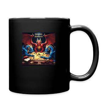 Houses and Humans - Full Color Mug - black - Right