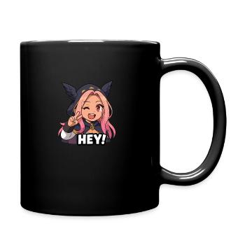 Trickywi AKA Tricky Mario Party Style Design Hey! - Full Color Mug - black - Right