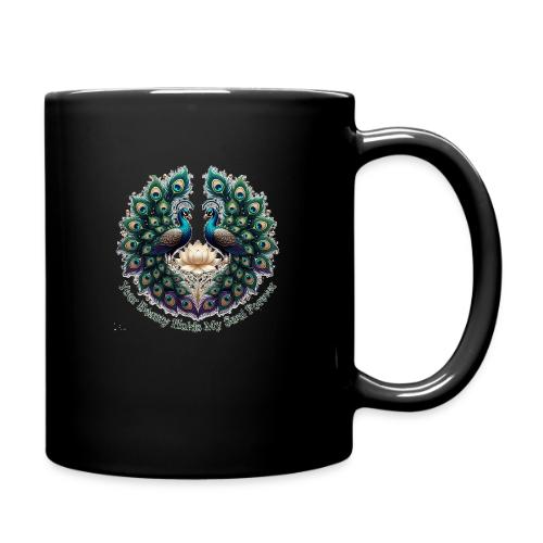 Your Beauty Holds My Soul Peacock Gifts T-Shirt - Full Color Mug