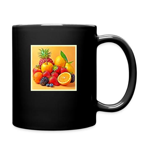 Fresh Bounty: Vibrant Fruit Harvest Art - Full Color Mug