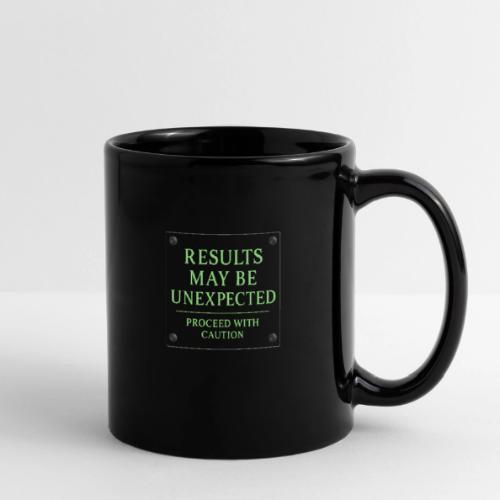 Results May Be Unexpected - Neon Green - Full Color Mug