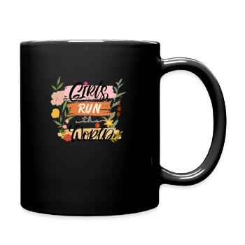 Girls Run the World - Full Color Mug - black - Right