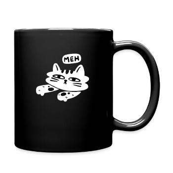 Meh - Full Color Mug - black - Right
