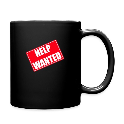 Help Wanted sign Tilted - Full Color Mug