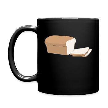 Loaf of Bread - Full Color Mug - black - Left